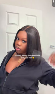 Natural Black Yaki Bob