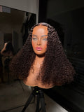 Chesnut Brown Curly Wig