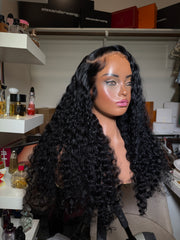 Jet Black Italian Curly