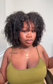 Natural Black Kinky Afro