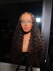 Chesnut Brown Curly Wig