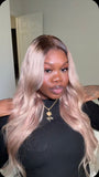 Ash Blonde w/ Brown Roots