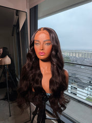 Natural Black Closure Wig * VENDOR *