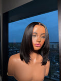 Natural Black Layered Bob Wig