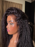 Kinky Straight 360 Wig (less density)