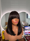 Natural Black Yaki Bangs