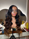 Ombre Brown Bodywave